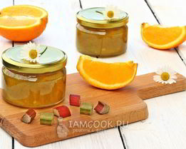 Джем из ревеня и апельсина