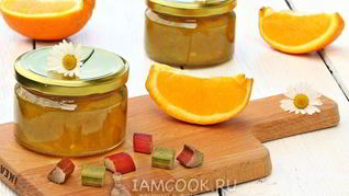Джем из ревеня и апельсина