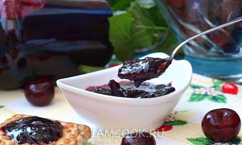 Рецепт джема из вишни и шелковицы