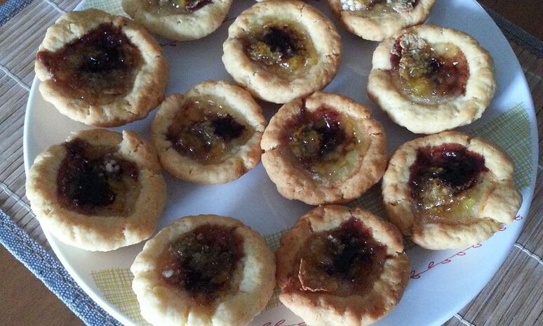 Рецепт корзиночек с джемом