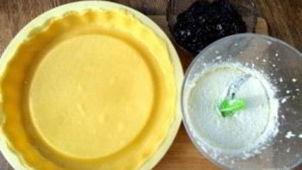 кростата с творогом и джемом