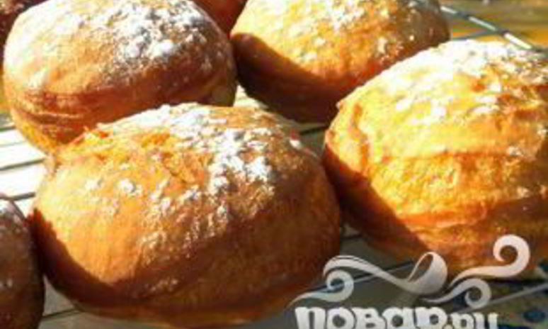 Рецепт пончиков с джемом