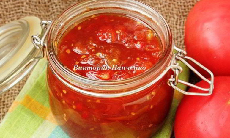 Рецепт пряного томатно-яблочный джем