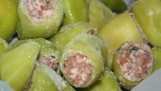 Фаршированные болгарские перцы на зиму