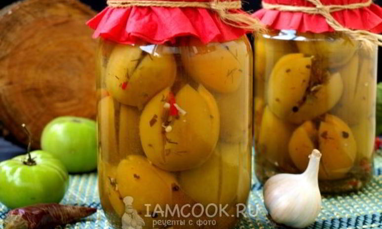 Рецепт фаршированных зеленых помидоров на зиму по-грузински