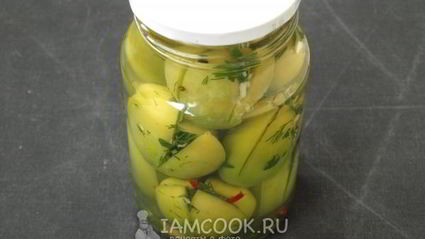 фаршированные зеленые помидоры на зиму по-грузински