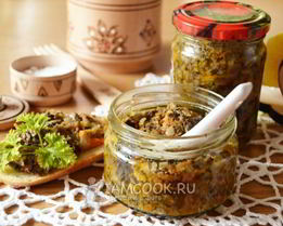 Икра из опят на зиму