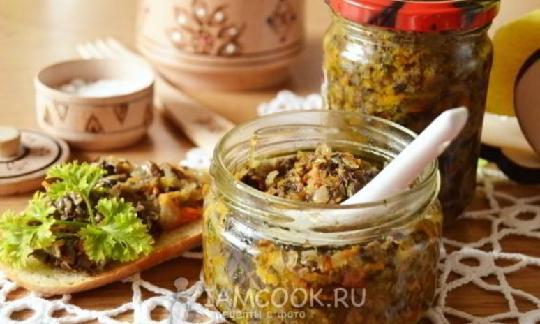 Рецепт икры из опят на зиму