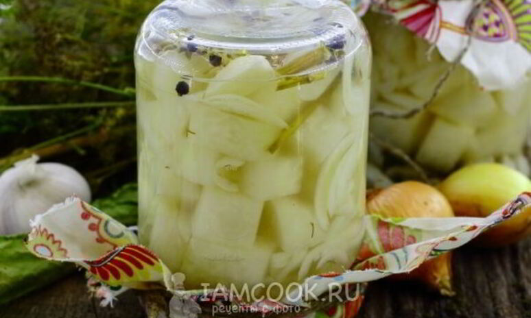 Рецепт капусты кольраби на зиму