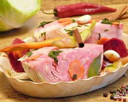 Капуста квашеная кусками