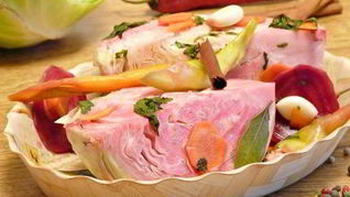 Капуста квашеная кусками