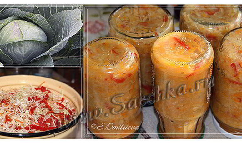 Рецепт капусты на зиму в банках