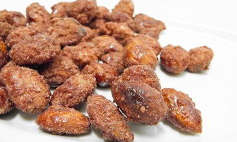 Рецепт хрустящих орехов в кокосовой стружке и карри