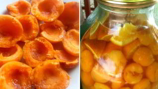 Компот из абрикосов и апельсинов