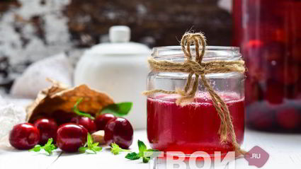 компот из черешни на зиму