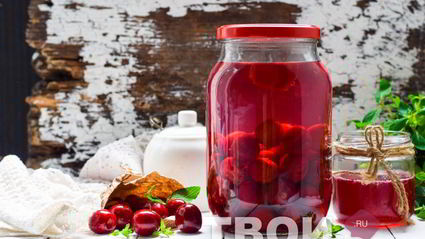 компот из черешни на зиму