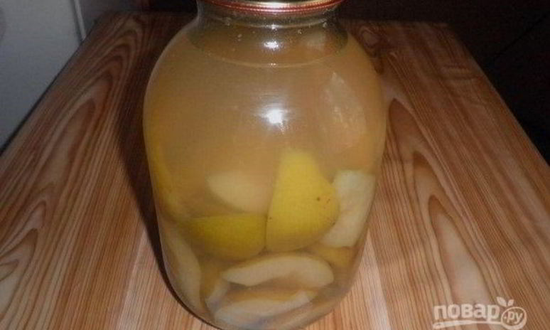 Рецепт компота из груши на зиму