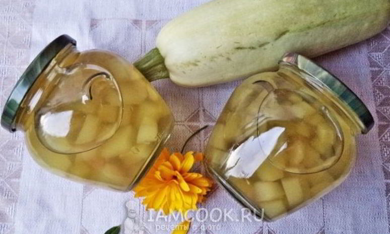 Рецепт компота из кабачков на зиму