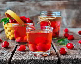 Компот из кизила