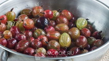 компот из красного и зеленого крыжовника на зиму