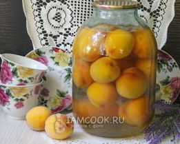 Компот из персиков на зиму