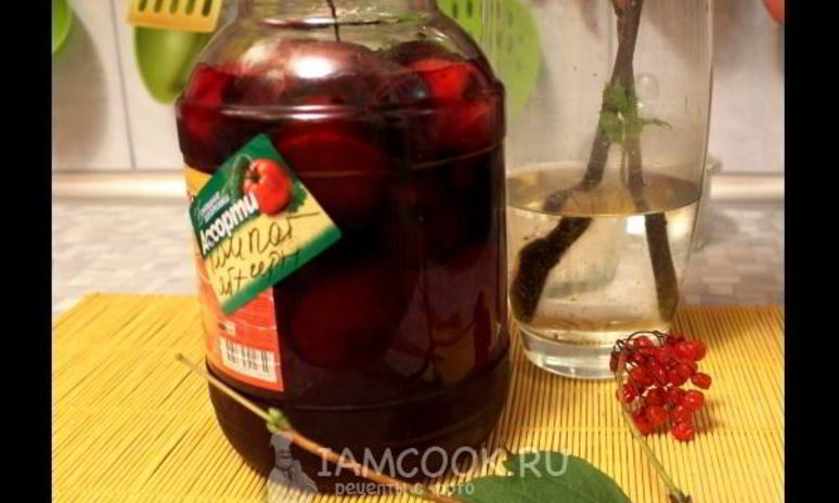 Рецепт компота из ранеток и черноплодки на зиму