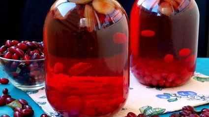 компот из слив и кизила