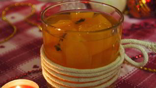 Компот из тыквы с апельсином