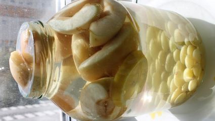 компот из винограда с яблоками в зиму