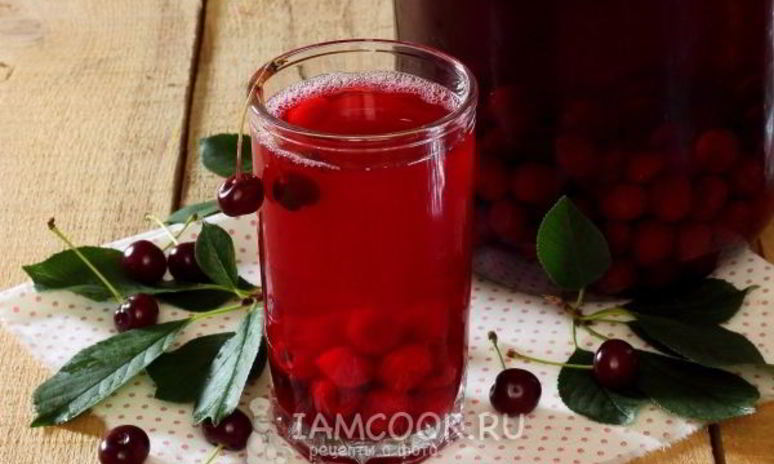 Рецепт компота из вишни на зиму