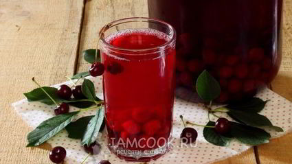 компот из вишни на зиму