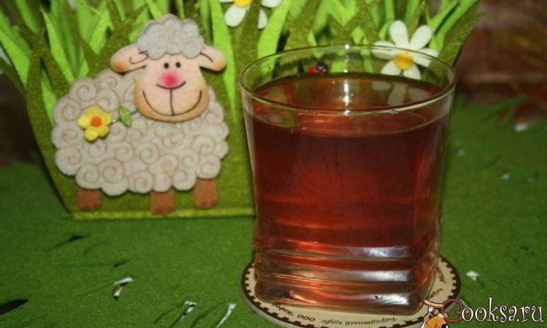 Рецепт нектаринового компота с черешней, клубникой и апельсином