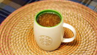 Простой компот из ревеня