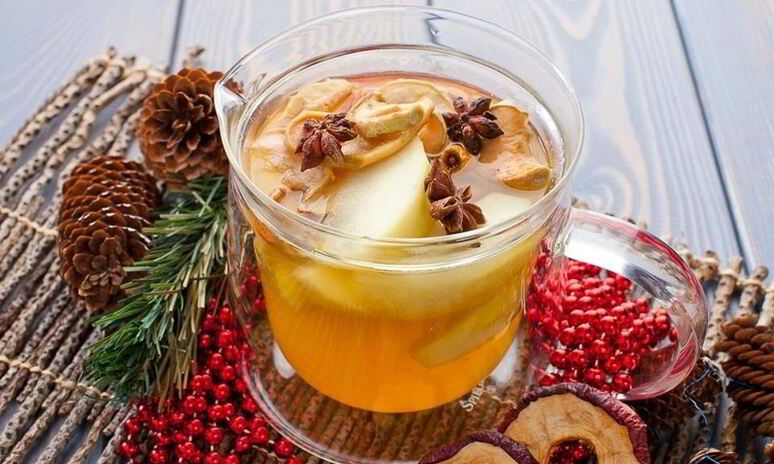 Рецепт рождественского фруктового компота