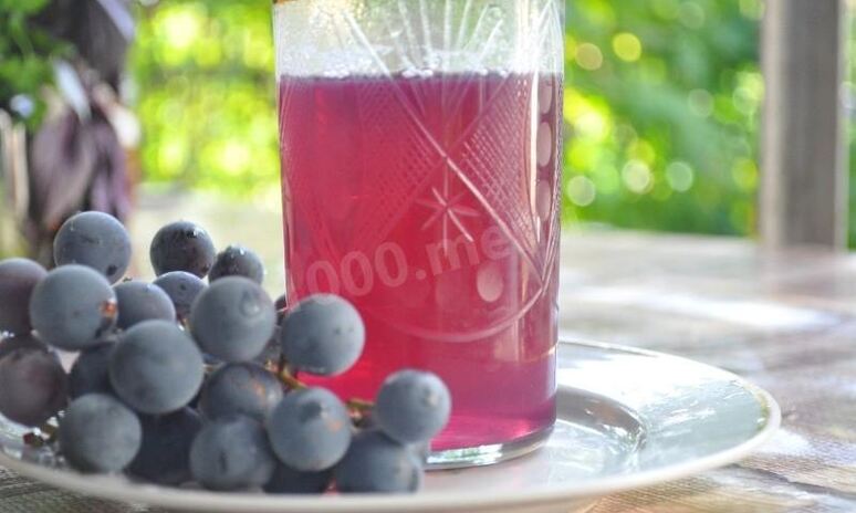 Рецепт виноградного компота из изабеллы