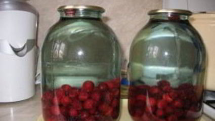 вишневый компот на зиму