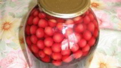 вишневый компот на зиму