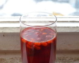 Зимний компот из вишни и облепихи