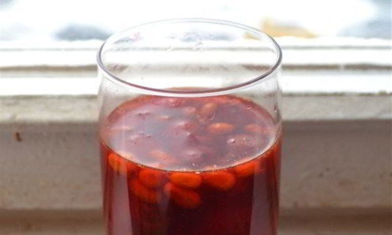 Рецепт зимнего компота из вишни и облепихи