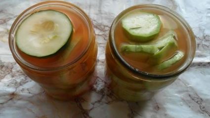 консервированные кабачки с кетчупом чили на зиму