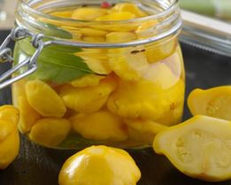 Консервированные патиссоны