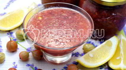 крыжовник с лимоном на зиму