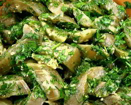 Баклажаны, маринованные быстро