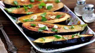 Баклажаны маринованные с чесноком