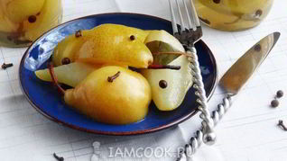 Груши маринованные на зиму без стерилизации