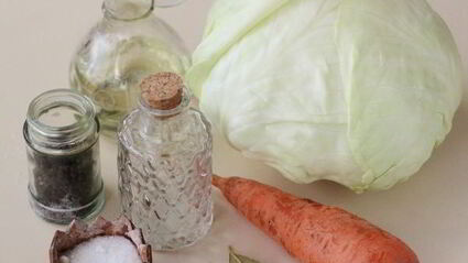 капуста, маринованная кусочками