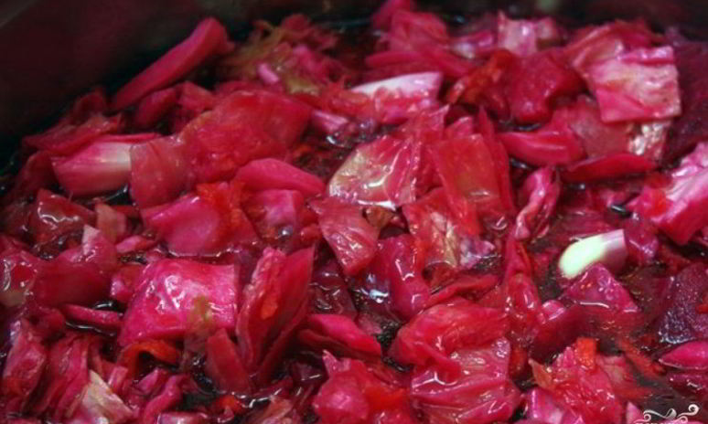 Рецепт капусты, маринованной по-корейски со свеклой