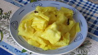 Капуста маринованная с куркумой