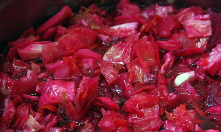 Рецепт капусты маринованной со свеклой