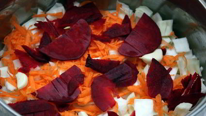 капуста маринованная со свеклой